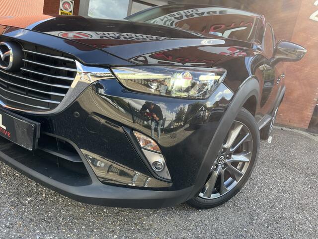 Mazda CX-3 2.0 SkyActiv-G 120 GT-Luxury // HEAD-UP DISPLAY // LEDER // ELEK. STOEL+GEHEUGEN // DODEHOEK // CAMERA+SENSOREN // NAVI //