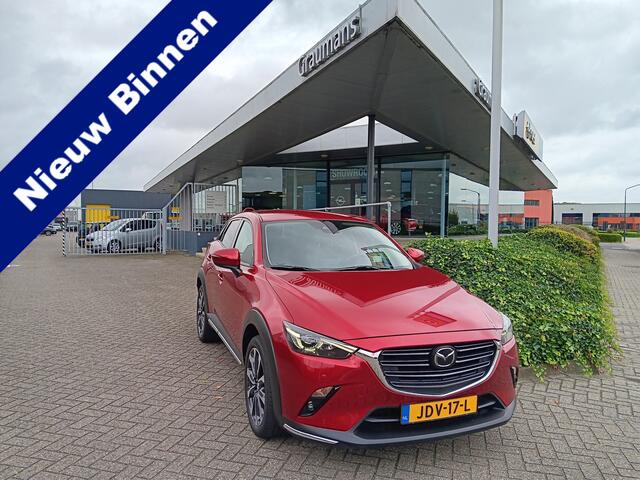 Mazda CX-3 2.0 SkyActiv-G 120 GT-M, AUTOMAAT, Bose, Navi, Clima, Head-up, 18" etc. incl. 12 MND BOVAGGARANTIE