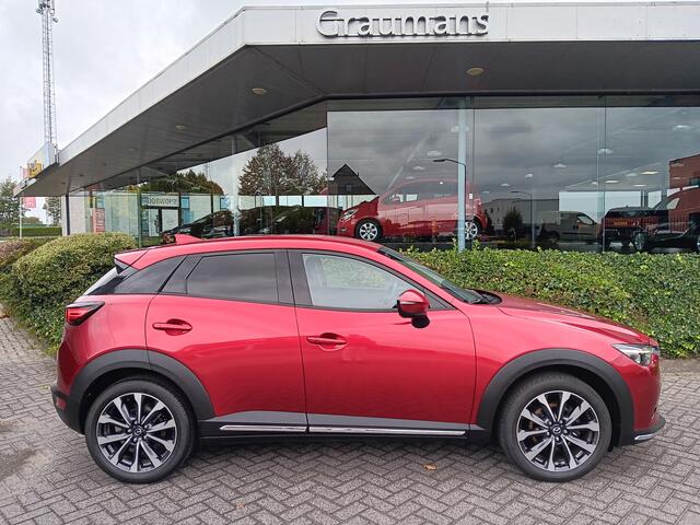 Mazda CX-3 2.0 SkyActiv-G 120 GT-M, AUTOMAAT, Bose, Navi, Clima, Head-up, 18" etc. incl. 12 MND BOVAGGARANTIE