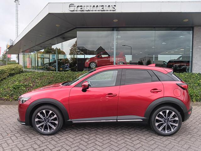 Mazda CX-3 2.0 SkyActiv-G 120 GT-M, AUTOMAAT, Bose, Navi, Clima, Head-up, 18" etc. incl. 12 MND BOVAGGARANTIE