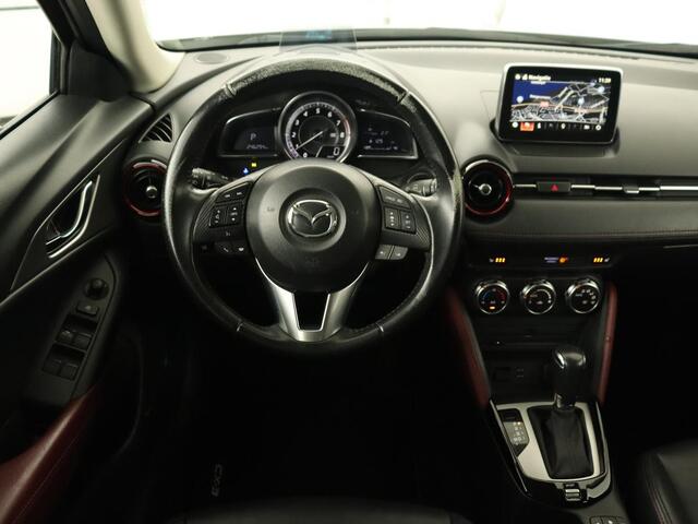 Mazda CX-3 2.0 SkyActiv-G 120 GT-M | Leder | Camera | Stoelverwarming | Dode hoek | Adaptive Cruise | Navigatie | Head-up | Keyless