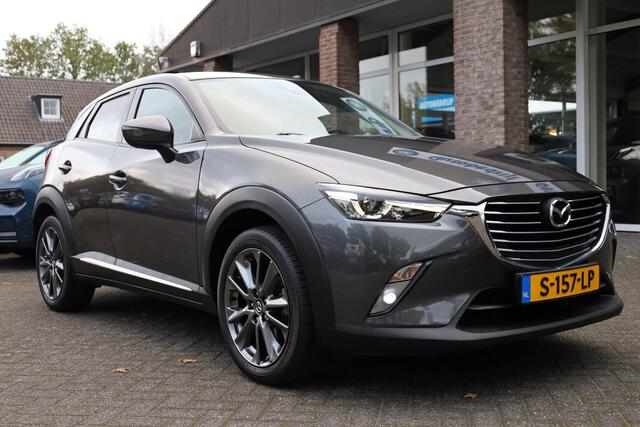 Mazda CX-3 2.0 SkyActiv-G 150 GT-M 4WD LEER/ALCANTARA MEMORY HUD STOELVERW. CAMERA CRUISE CLIMA NAVI LANE-ASSIST DAB PDC 18''LMV