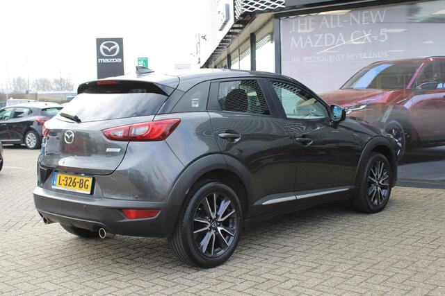 Mazda CX-3 2.0 SkyActiv-G 120 GTM-line , Navi, Half Leder, Camera, Clima, Cruise, Stoelverwarming,LMV 18 Inch, HUD, PDC, LKA, BSM