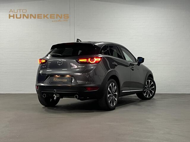 Mazda CX-3 2.0 SkyActiv-G 120 GT-M Trekhaak | Adapt. Cruise | Achteruitrij camera | Stuur-/stoelverwarming | Memory | Carplay | Leder
