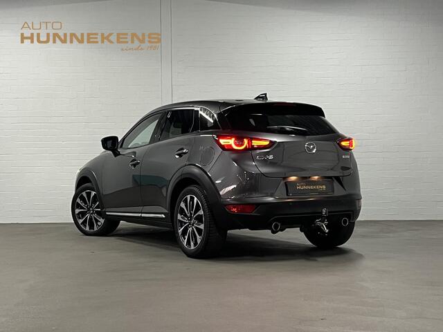 Mazda CX-3 2.0 SkyActiv-G 120 GT-M Trekhaak | Adapt. Cruise | Achteruitrij camera | Stuur-/stoelverwarming | Memory | Carplay | Leder