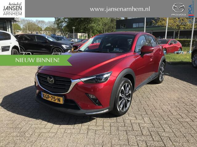 Mazda CX-3 2.0 SkyActiv-G 121 Luxury , Automaat, I-Activsense, 360 Camera, Bose, Apple Carplay, Adap. Cruise, Stuur/Stoelverwarming, Navi, LKA