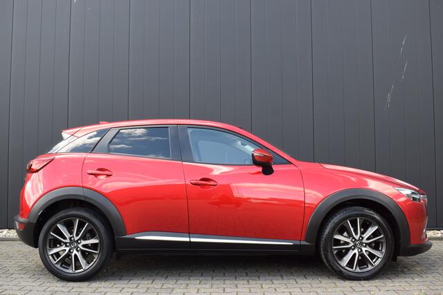 Mazda CX-3 2.0 SkyActiv-G GT-M LED | Zwart Leder | Full Map Navi | Keyless | Camera | 18 Inch LMV