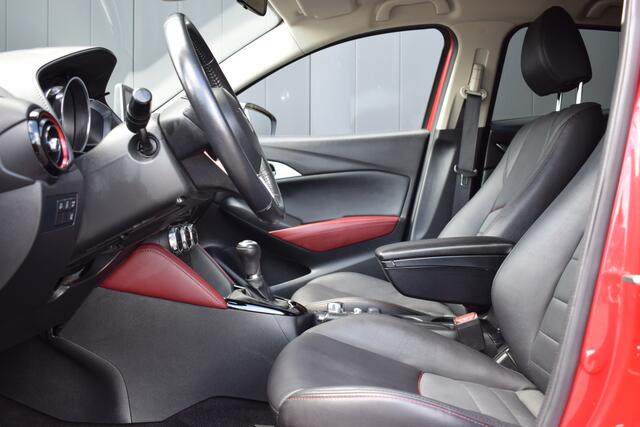 Mazda CX-3 2.0 SkyActiv-G GT-M LED | Zwart Leder | Full Map Navi | Keyless | Camera | 18 Inch LMV
