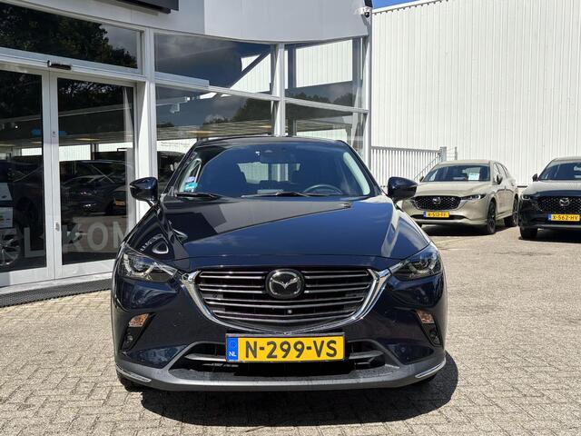Mazda CX-3 2.0 SkyActiv-G 121 Luxury NL-Auto, 1e Eig. Dealer Onderh., Automaat, Navigatie, Head-up, Apple Carplay /Android Auto, 360 Camera, Cruise Controle Ad., Keyless.
