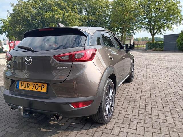 Mazda CX-3 SkyActiv-G 120PK. GTM navi clima/cruise leder trekhaak.Autom AUR Camera PDC