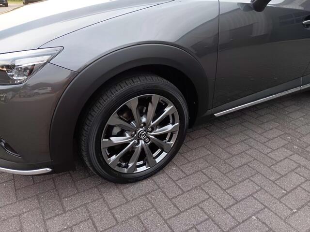 Mazda CX-3 Skyactiv Luxury 120pk Navi Cruise/Clima AUR-Camera PDC v+a Apple play Trekhaak Head up 18inch