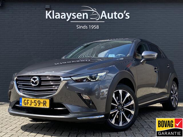 Mazda CX-3 2.0 SkyActiv-G 120 GT-M AUT. | navigatie | trekhaak | leder interieur | head up display | camera | apple carplay