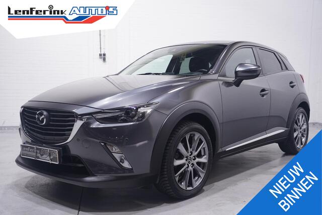 Mazda CX-3 2.0 SkyActiv-G 120 GT-Luxury Camera Led koplampen Leder Navi Trekhaak PDC