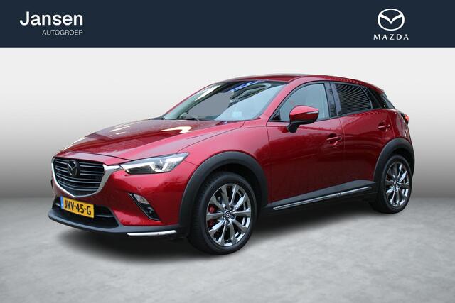 Mazda CX-3 2.0 SkyActiv-G 150 GT-M 4WD , Automaat, Wit Leder, Adap.Cruise, Bose, HUD, Clima, Camera, PDC, LMV 18 Inch, Stuur/Stoelverwarming