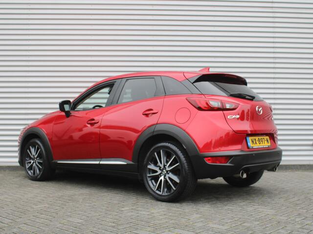 Mazda CX-3 2.0 SkyActiv-G 120 GT-M | Stuur-/stoelverwarming | Leer | Dodehoek detectie | Camera | Bose | HUD | LED | 18" LM | Cruise adapt. | Navi | Clima |