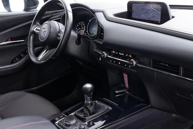 Mazda CX-30 2.0 e-SkyActiv-X M Hybrid Homura | APPPLE CARPLAY | DODEHOEK DETECTIE | VERWARMDE STOELEN | ADAPTIEF CRUISE CONTROL | ELEKTRISCHE ACHTERKLEP | NED AUTO |