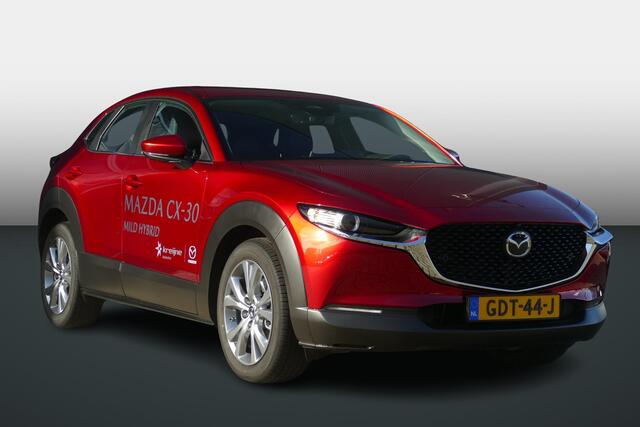 Mazda CX-30 2.0 e-SkyActiv-G M Hybrid Exclusive-line | Adapt. Cruise | Apple/Android | Bose | 360 camera | Clima | RIJKLAARPRIJS!!