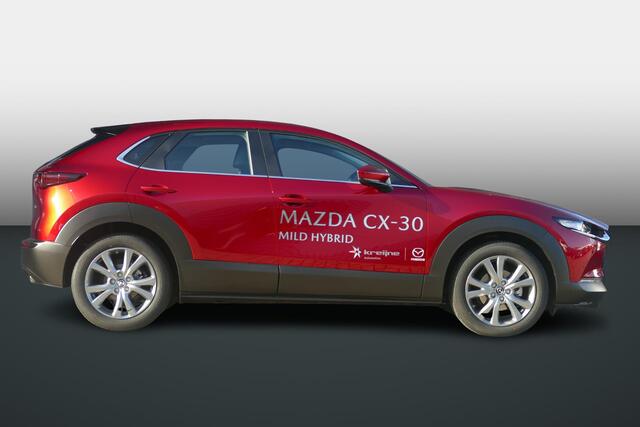 Mazda CX-30 2.0 e-SkyActiv-G M Hybrid Exclusive-line | Adapt. Cruise | Apple/Android | Bose | 360 camera | Clima | RIJKLAARPRIJS!!