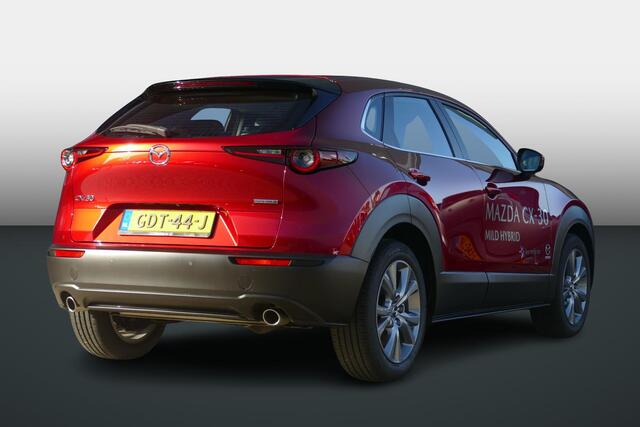 Mazda CX-30 2.0 e-SkyActiv-G M Hybrid Exclusive-line | Adapt. Cruise | Apple/Android | Bose | 360 camera | Clima | RIJKLAARPRIJS!!