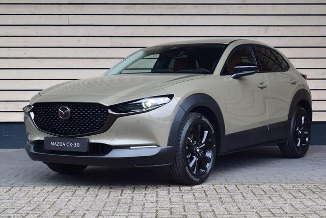 Mazda CX-30 2.5 e-SkyActiv-G M Hybrid Nagisa 140PK Automaat - Black Edition - Nu met ¤ 3.000,- Voorraad Korting