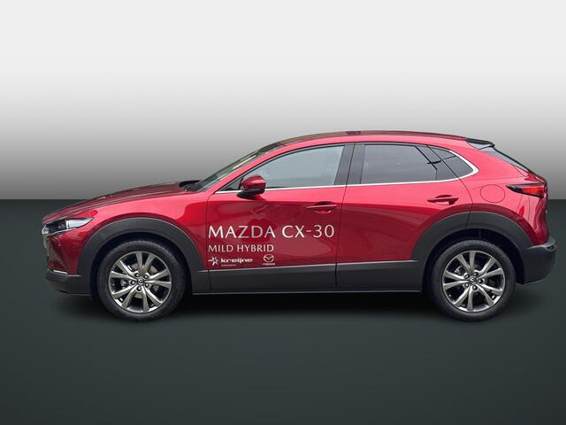 Mazda CX-30 2.0 e-SkyActiv-X M Hybrid Exclusive-line | AUTOMAAT | 360 View | Leder | RIJKLAARPRIJS!