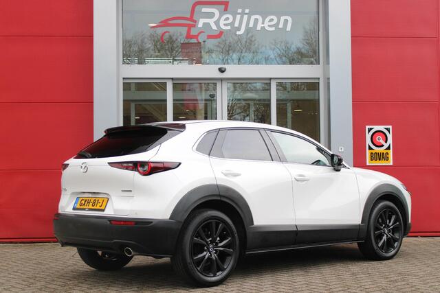Mazda CX-30 2.0 e-SkyActiv-G M 150PK AUTOMAAT Hybrid HOMURA | HEAD UP DISPLAY | NAVIGATIE | ELEKTRISCHE ACHTERKLEP | DODEHOEK DETECTIE | APPLE CARPLAY/ANDROID AUTO | STOEL VERWARMING | ADAPTIVE CRUISE CONTROL | CLIMATE CONTROL | LICHTMETALEN VELGEN BLACK | GETINTE RU