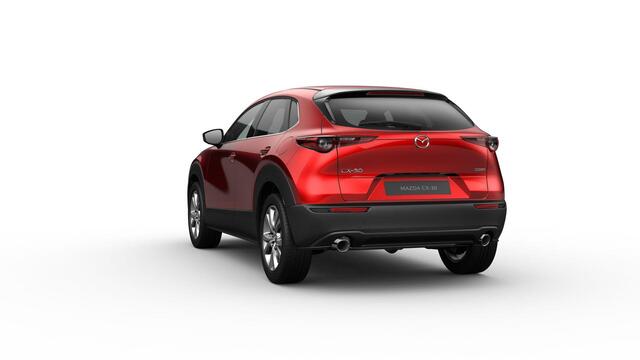 Mazda CX-30 e-Skyactiv X 186 6AT Takumi Black Comfort Pack | 18-inch lichtmetalen velgen, Silver | 360° View Monitor | 7-inch digitale meterset