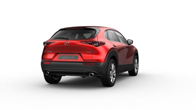 Mazda CX-30 e-Skyactiv X 186 6AT Takumi Black Comfort Pack | 18-inch lichtmetalen velgen, Silver | 360° View Monitor | 7-inch digitale meterset