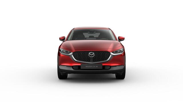 Mazda CX-30 e-Skyactiv X 186 6AT Takumi Black Comfort Pack | 18-inch lichtmetalen velgen, Silver | 360° View Monitor | 7-inch digitale meterset