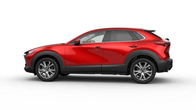 Mazda CX-30 e-Skyactiv X 186 6AT Takumi Black Comfort Pack | 18-inch lichtmetalen velgen, Silver | 360° View Monitor | 7-inch digitale meterset