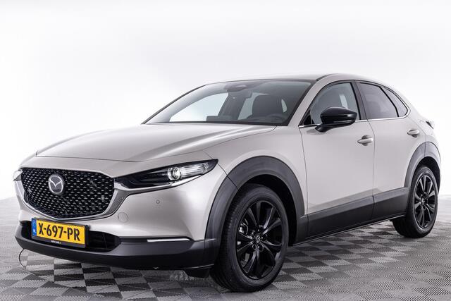 Mazda CX-30 2.0 e-SkyActiv-G M Hybrid Homura | AUTOMAAT | APPLE CARPLAY | 18 INCH LM | ADAPTIEF CRUISE CONTROL | DODEHOEK DETECTIE | * 6 JAAR FABRIEKSGARANTIE |