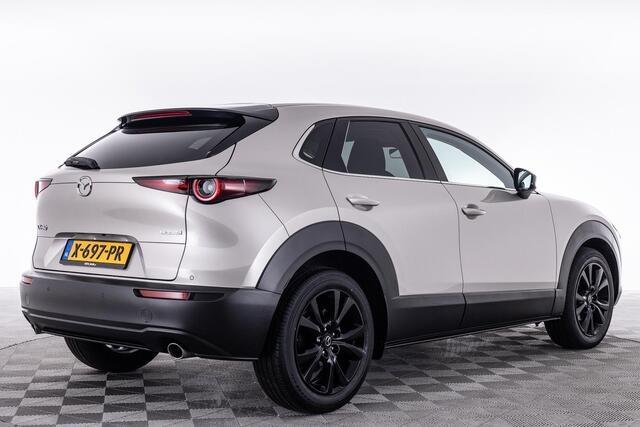 Mazda CX-30 2.0 e-SkyActiv-G M Hybrid Homura | AUTOMAAT | APPLE CARPLAY | 18 INCH LM | ADAPTIEF CRUISE CONTROL | DODEHOEK DETECTIE | * 6 JAAR FABRIEKSGARANTIE |