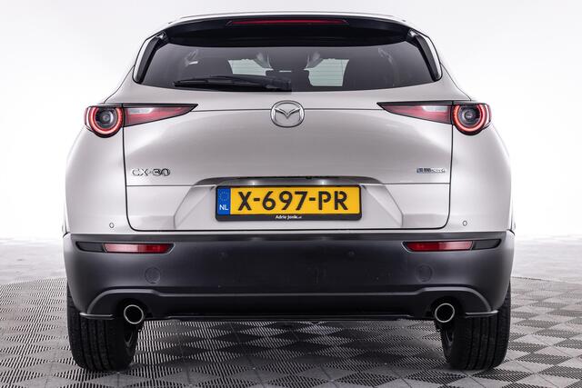 Mazda CX-30 2.0 e-SkyActiv-G M Hybrid Homura | AUTOMAAT | APPLE CARPLAY | 18 INCH LM | ADAPTIEF CRUISE CONTROL | DODEHOEK DETECTIE | * 6 JAAR FABRIEKSGARANTIE |