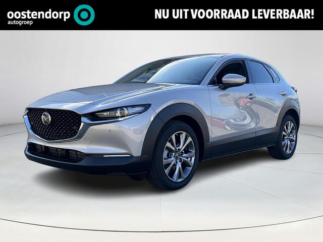 Mazda CX-30 2.0 e-SkyActiv-X M Hybrid Takumi Schuifkantel dak | Automaat | Stoelgeheugen | Draadloze Apple carplay en Android Auto | 360 camera | Headup Display | Dodehoeksensoren | Stoel en stuurverwarming | Elektrische Achterklep | Adaptieve Cruise Control | Bose 