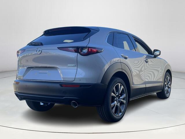 Mazda CX-30 2.0 e-SkyActiv-X M Hybrid Takumi Schuifkantel dak | Automaat | Stoelgeheugen | Draadloze Apple carplay en Android Auto | 360 camera | Headup Display | Dodehoeksensoren | Stoel en stuurverwarming | Elektrische Achterklep | Adaptieve Cruise Control | Bose 