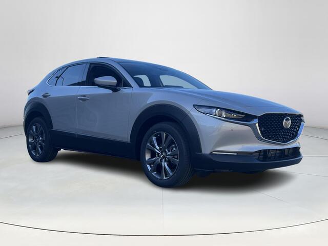 Mazda CX-30 2.0 e-SkyActiv-X M Hybrid Takumi Schuifkantel dak | Automaat | Stoelgeheugen | Draadloze Apple carplay en Android Auto | 360 camera | Headup Display | Dodehoeksensoren | Stoel en stuurverwarming | Elektrische Achterklep | Adaptieve Cruise Control | Bose 