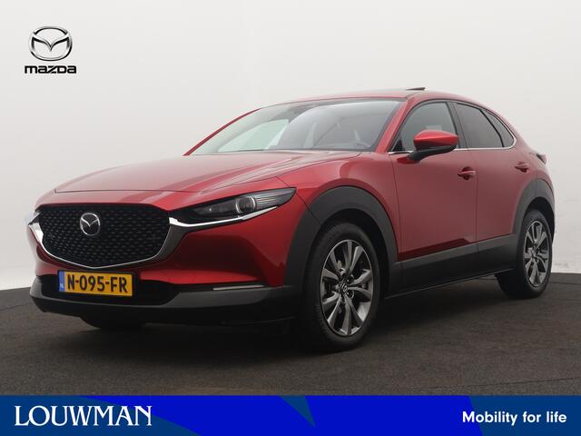 Mazda CX-30 2.0 e-SkyActiv-X M Hybrid Luxury | Schuif-kantel dak | Leder | Trekhaak | 1e eigenaar | NL auto