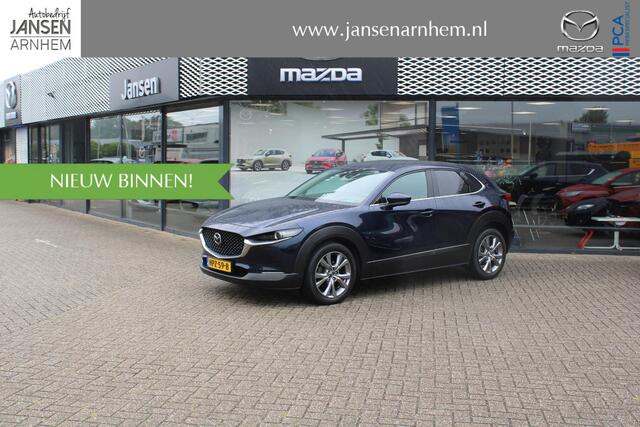 Mazda CX-30 2.0 e-SkyActiv-G 122 M Hybrid Luxury , Automaat, Trekhaak, Leder, Navi, Adap.Cruise, LMV 18 Inch, HUD, Stuur/Stoelverwarming