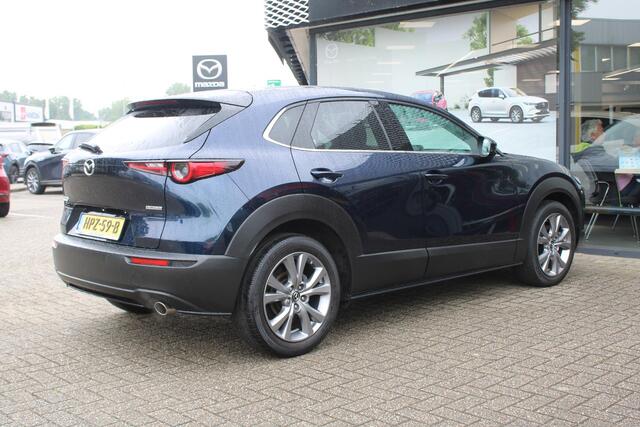 Mazda CX-30 2.0 e-SkyActiv-G 122 M Hybrid Luxury , Automaat, Trekhaak, Leder, Navi, Adap.Cruise, LMV 18 Inch, HUD, Stuur/Stoelverwarming