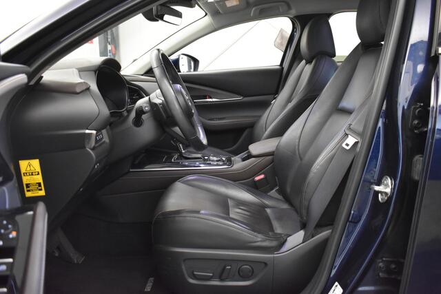 Mazda CX-30 2.0 e-SkyActiv-X M Hybrid Luxury 360º Cam Leer El-Aklep + Stoelen Navi Dhoek Detectie