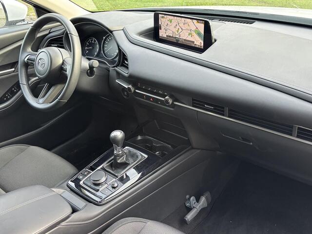 Mazda CX-30 2.5 e-SkyActiv-G M Hybrid Prime-line Navigatie, Apple Carplay / Android Auto, A.Rij-Camera, Cruise Controle Add, Airco, Middenarmsteun, Lichtmetaal.
