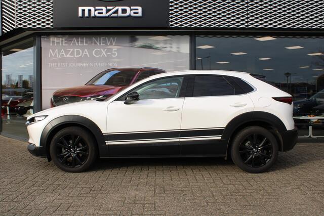 Mazda CX-30 2.0 e-SkyActiv-G 150 Homura , Trekhaak, Navi, Adap.Cruise, Clima, Camera, Apple Carplay, Android Auto, Stoelverwarming, Elek.Achterklep, LMV 18 Inch, PDC, HUD, LKA, BSM