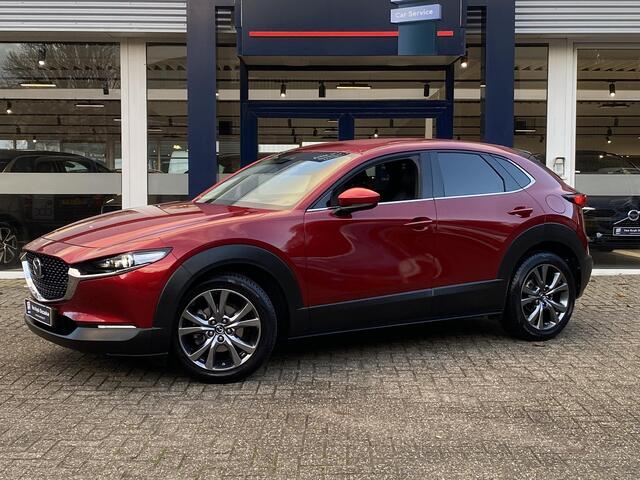 Mazda CX-30 2.0 e-SkyActiv-X M Hybrid Luxury / Automaat / NL-Auto / 1e-Eigenaar / Adaptieve Cruise-Control Stop&Go / Stoelverwarming / Stuurverwarming / Climate-Control / Apple-Carplay & Android-Auto / Head-Up-Display / DAB Radio-Bluetooth / Navi / Dodehoek-Detectie