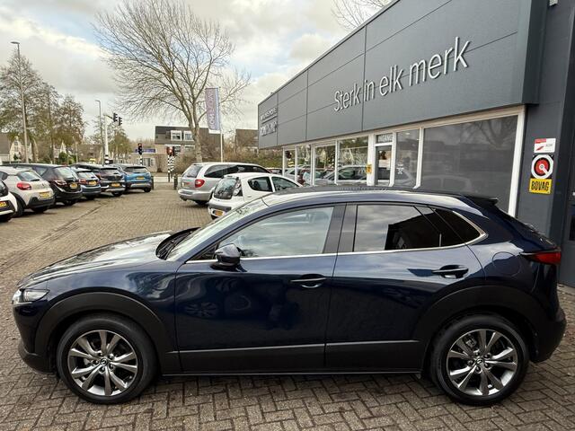 Mazda CX-30 2.0 e-SkyActiv-X M Hybrid Luxury Automaat / Airco clima/ Navigatie/ Cruise/ Apple carplay/ PDC/ Camera/ LED/ Lederen bekl.
