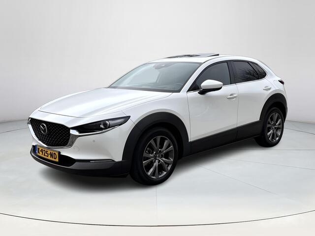 Mazda CX-30 2.0 e-SkyActiv-X M Hybrid Luxury | Adaptieve Cruise Control | Navigatie | Bose Premium Audio | Headup-Display | Lederenbekleding | Stoel Geheugen | Stoel/Stuur Verwarming | Schuif/Kantel Dak |