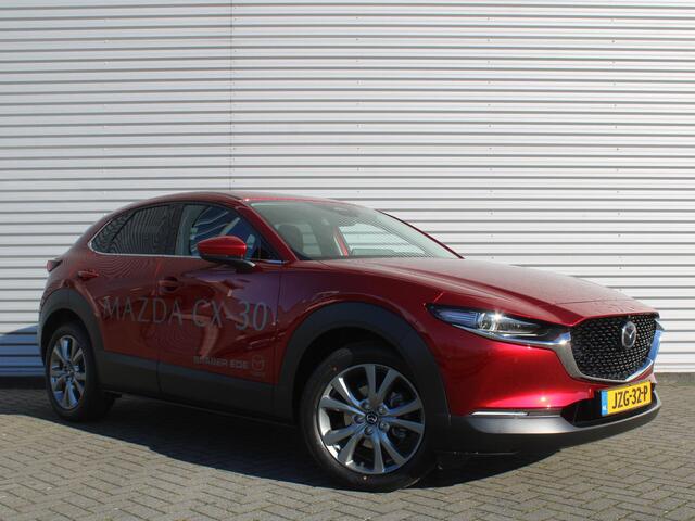 Mazda CX-30 2.5 e-SkyActiv-G M Hybrid Exc-l Bns Edition | Stuur-/stoelverwarming | 360 Camera | HUD | 18" LM | Dodehoek detectie | Cruise adapt. | LED |