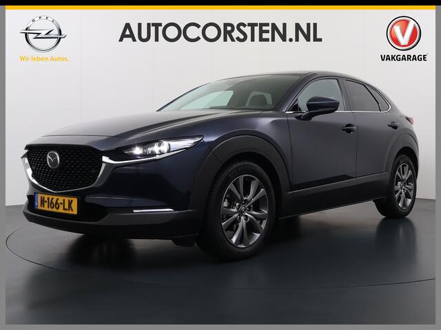 Mazda CX-30 2.0I 187PK Automaat e-Hybrid Luxury Leder Bose®-Audio Adap.Cruise Apple Carplay/Android Auto Navi Ecc Camera Head-Up Display SkyActiv-X Pdc Elek.Stoel Stoel+Stuurverwarming Elek.Achterklep Dodehoek detector Rijstrooksensor 1e Eigenaar Origineel Nederlands