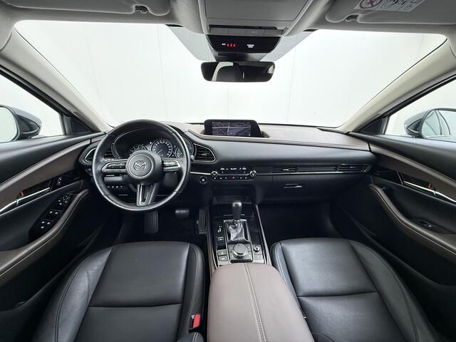 Mazda CX-30 2.0I 187PK Automaat e-Hybrid Luxury Leder Bose®-Audio Adap.Cruise Apple Carplay/Android Auto Navi Ecc Camera Head-Up Display SkyActiv-X Pdc Elek.Stoel Stoel+Stuurverwarming Elek.Achterklep Dodehoek detector Rijstrooksensor 1e Eigenaar Origineel Nederlands