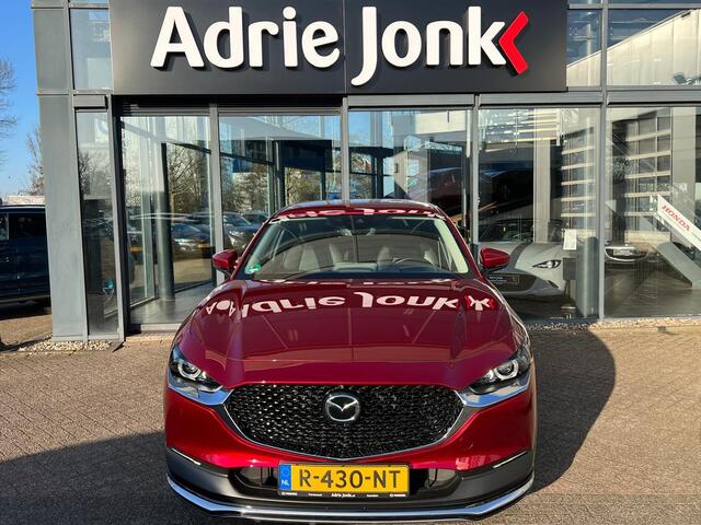 Mazda CX-30 2.0 e-SkyActiv-X M Hybrid Luxury AUTOMAAT | AERO PACK | Bose AUDIO | LEDER | 360gr CAMERA | LEDER | RVS DORPELS | 1e EIGENAAR | NED.AUTO | DEALER ONDERHOUDEN |