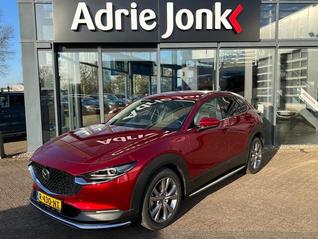 Mazda CX-30 2.0 e-SkyActiv-X M Hybrid Luxury AUTOMAAT | AERO PACK | Bose AUDIO | LEDER | 360gr CAMERA | LEDER | RVS DORPELS | 1e EIGENAAR | NED.AUTO | DEALER ONDERHOUDEN |